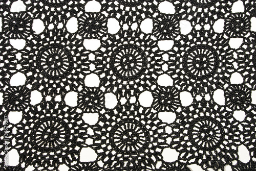 Black and White Lace Texture