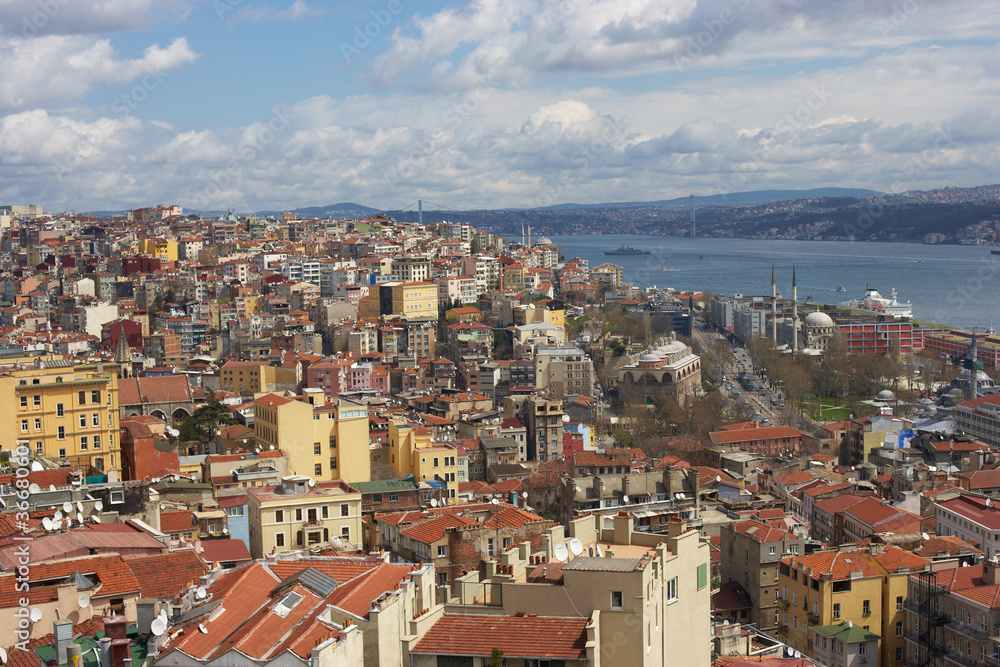 Istanbul mit Bosporus