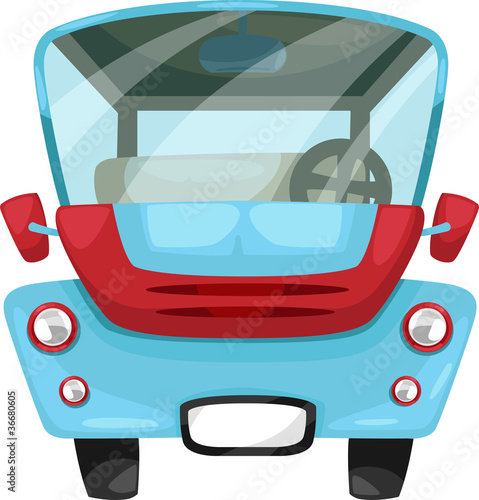 Jeep vector on a white background