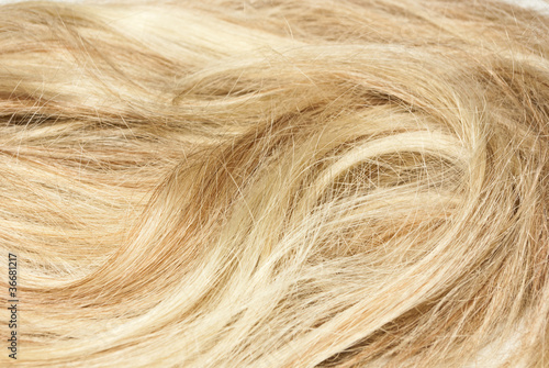 Beautiful blond hair