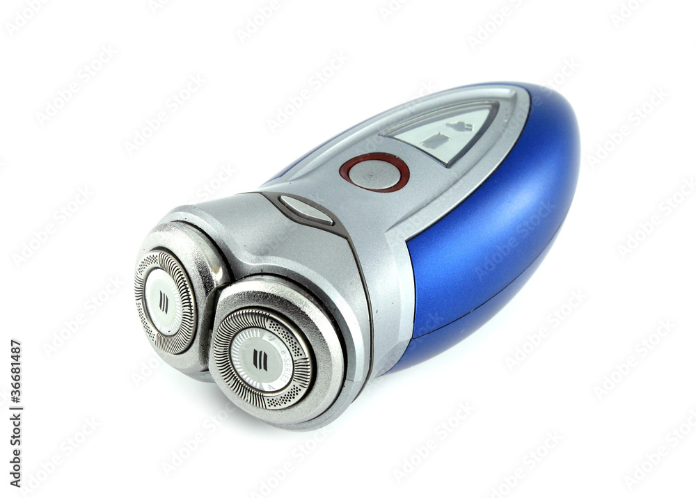 electric shaver isolated with white background electric shaver isolated with white background