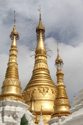 Golden stupas