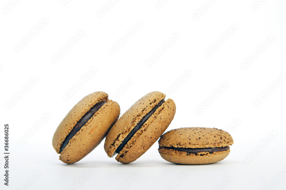 macarons café - chocolat macarons café - chocolat