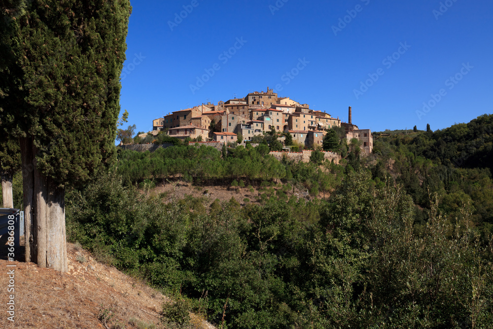 Dorf in der Toskana