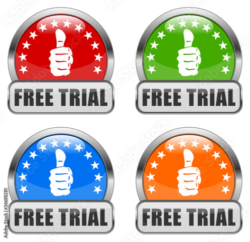 Free Trial - Buttons