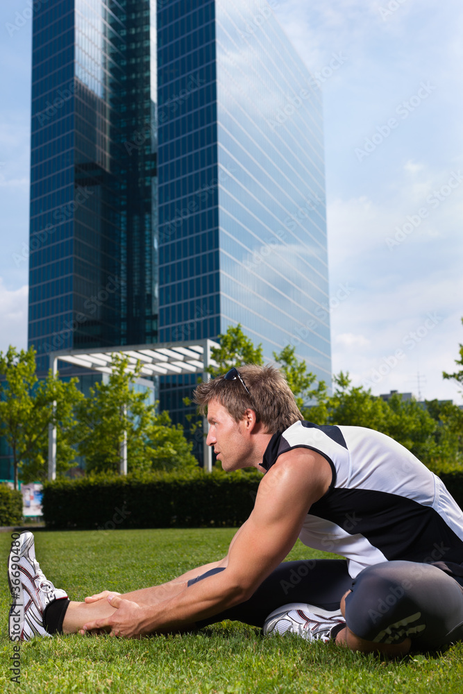 Fototapeta premium Sport und Fitness in der Stadt