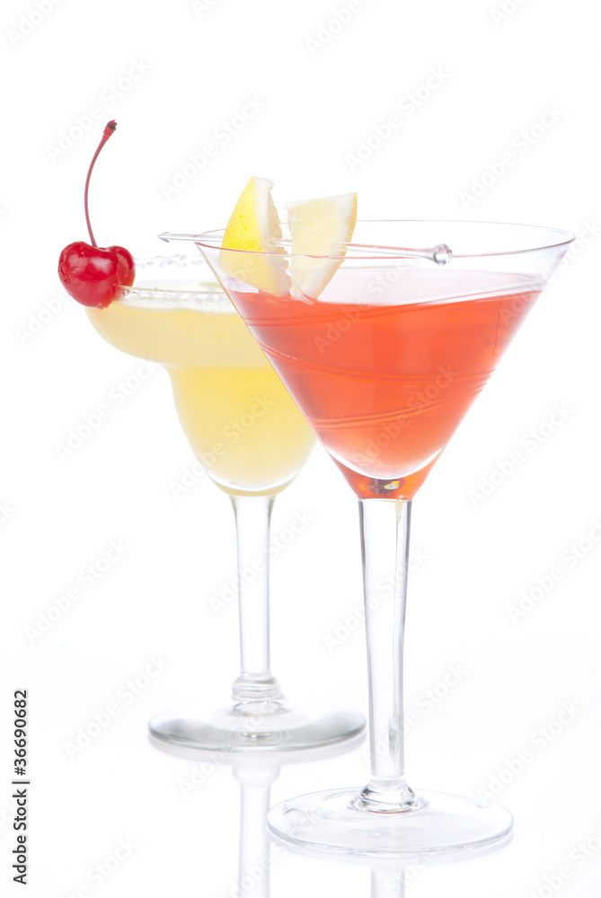 Summer Tropical Martini Cocktails with vodka Summer Tropical Martini Cocktails with vodka