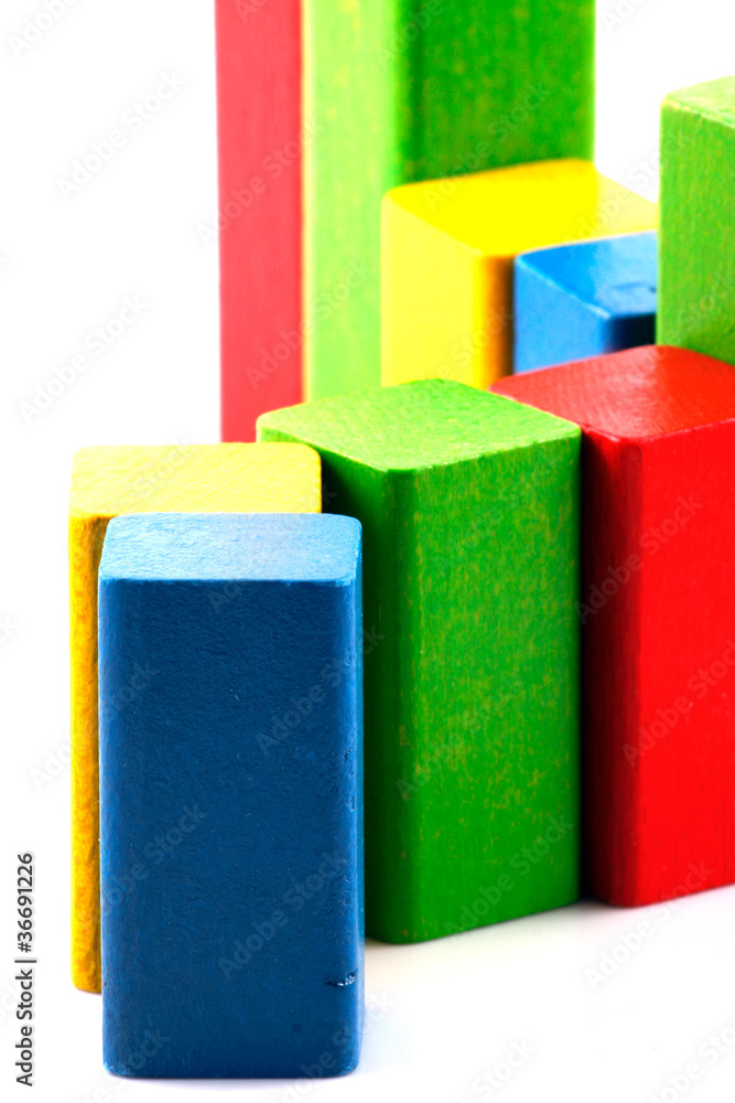 Wooden building blocks Wooden building blocks