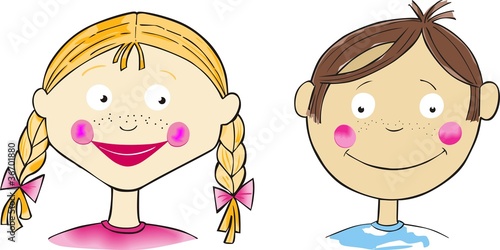 Girl and boy