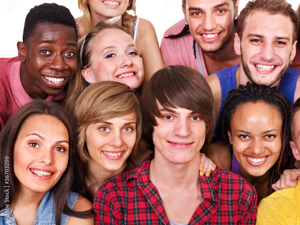 Group people. Isolated. Group people. Isolated.
