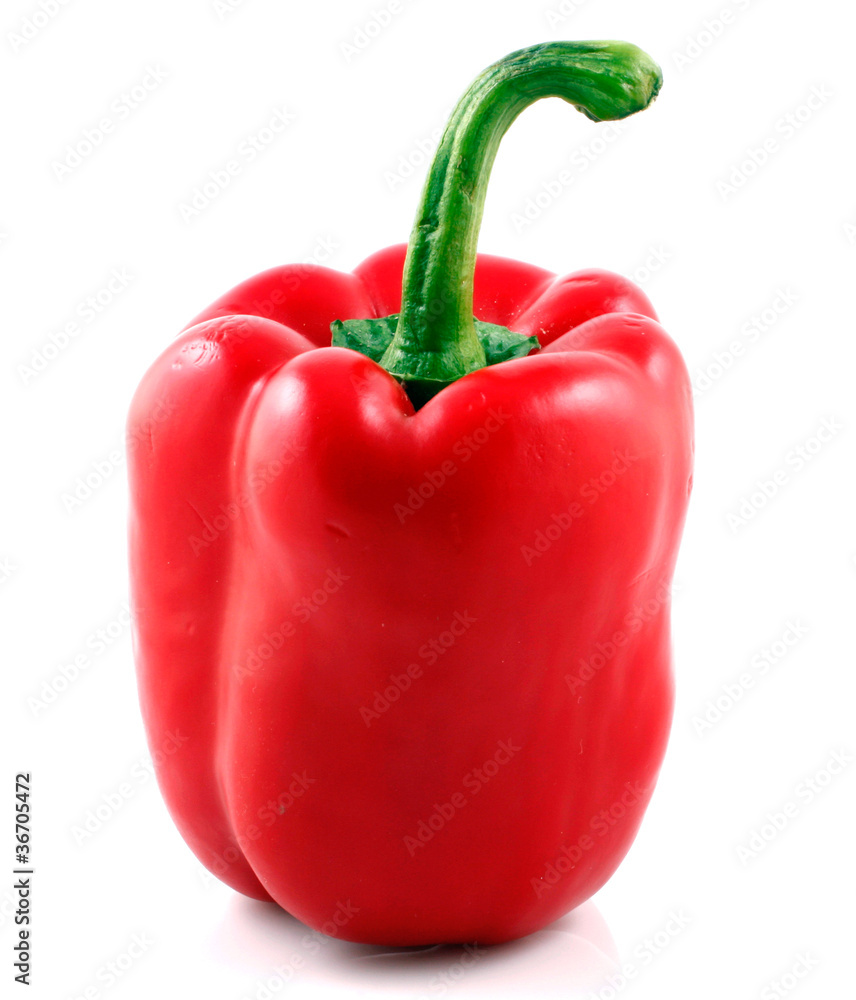 Peppers on white background Peppers on white background
