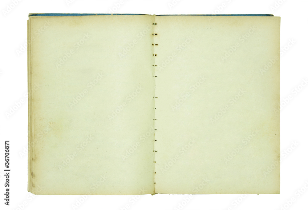 Old book isolated on white background with clipping path Old book isolated on white background with clipping path