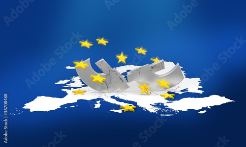 disintegration of the European Union and Euro currency