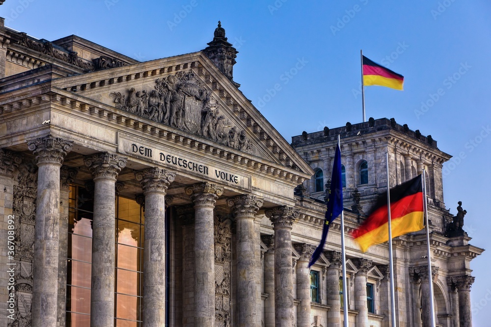 Naklejka premium Berliner Reichstag
