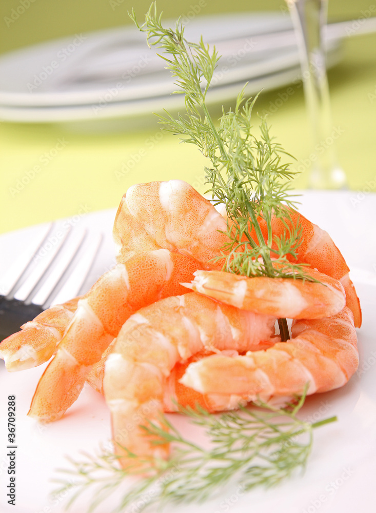 shrimp and dill