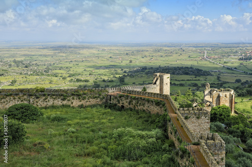 view from Trujillo Castle (Extremadura, Spain)