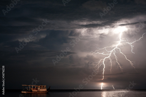 Tormenta en Penang