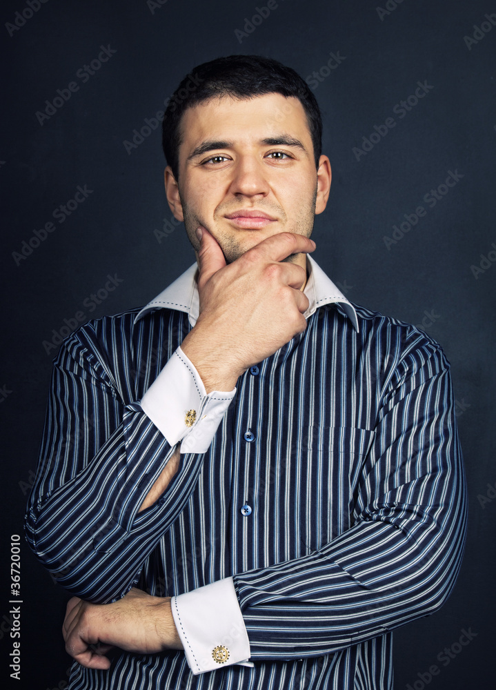 Fashion handsome man posing Fashion handsome man posing