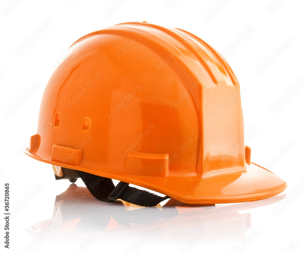 working helmet isolated on white background working helmet isolated on white background