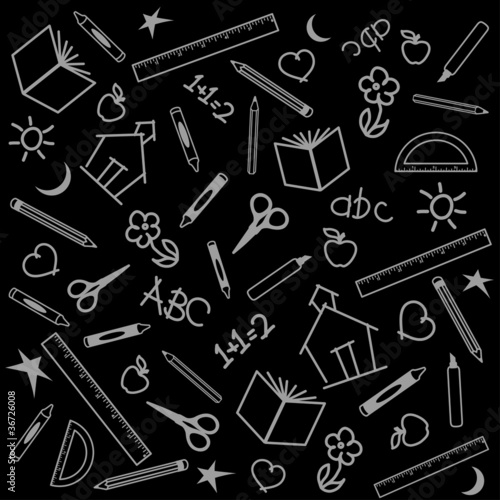 Back to School Blackboard Background