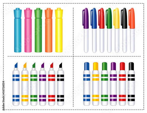 Felt Tip Markers Collection