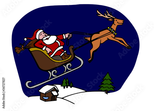 Le traineau du Père Noël