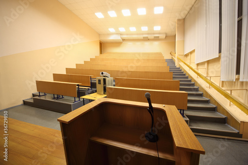 Fotografie Large classroom, university lecture hall;