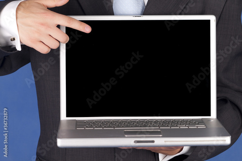Obraz na płótnie Business computer w salonie