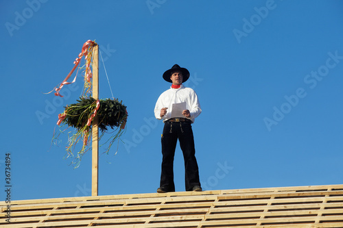 topping-out ceremony photo