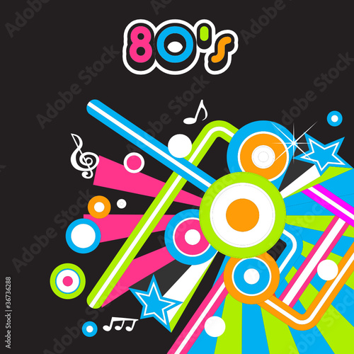 the eighties background
