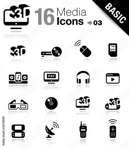 Basic - Media Icons