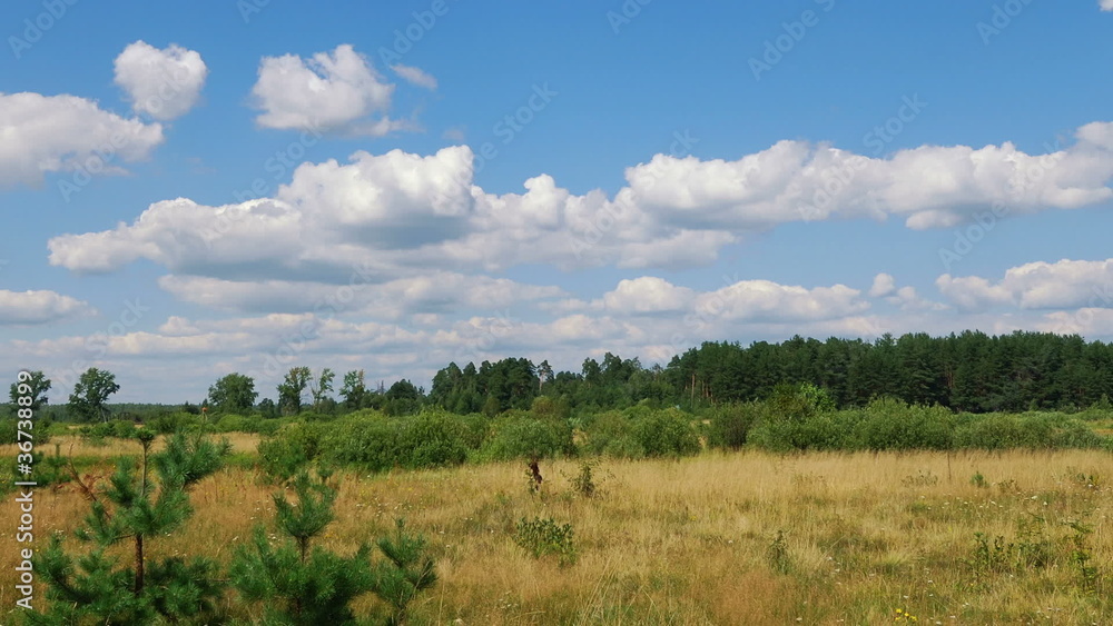 Time lapse clip of summer landscape Time lapse clip of summer landscape