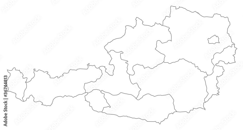 Map of Austria Map of Austria