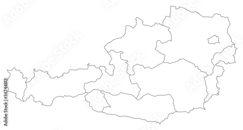Map of Austria