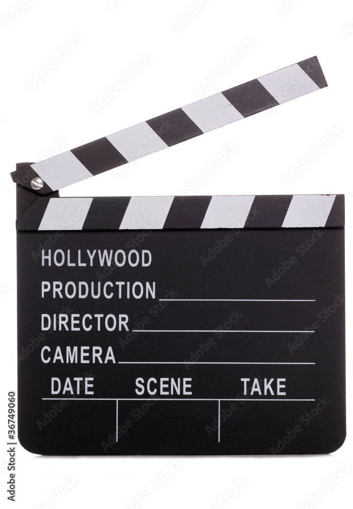 Obraz premium Płyta klapy filmu