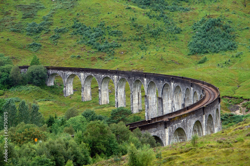 idyllic Glenfinnan Viaduct
