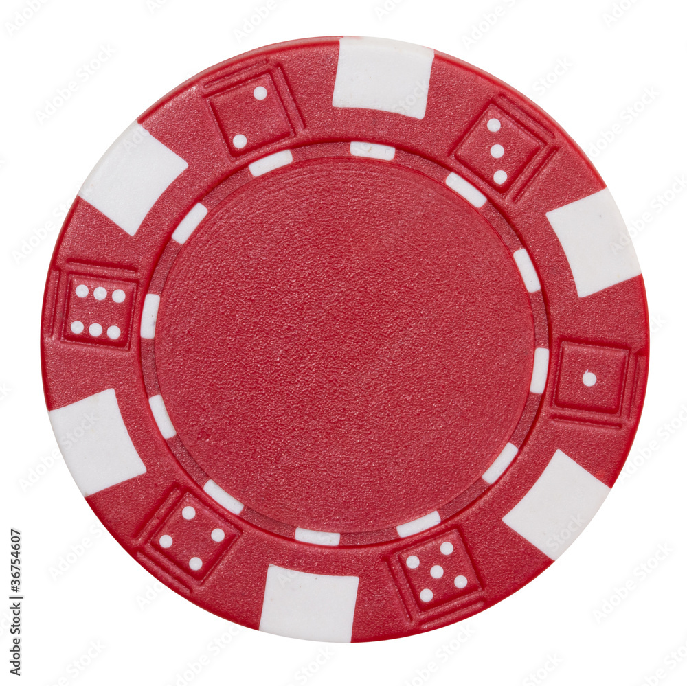 Fototapeta premium red poker chip
