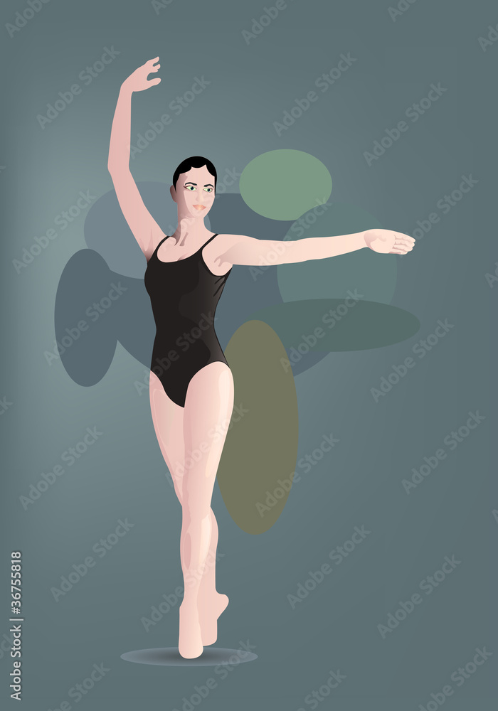 Obraz premium balerina