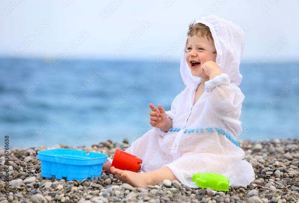 Baby on the beach
