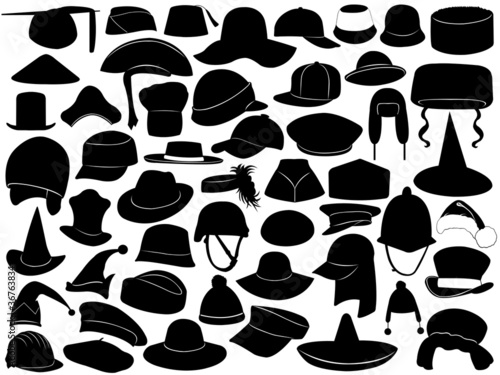 Different kinds of hats