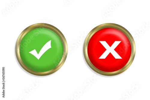 Check sign button