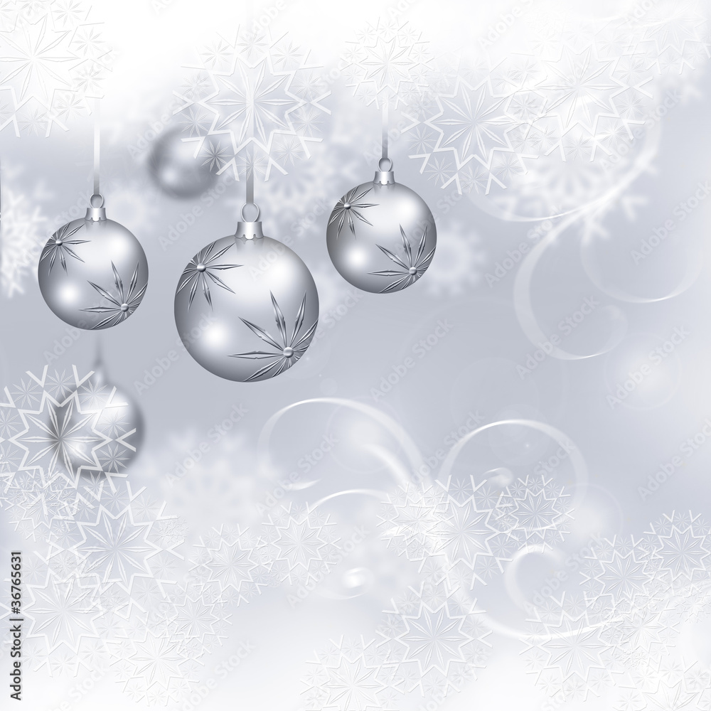 best Christmas silver balls background best Christmas silver balls background