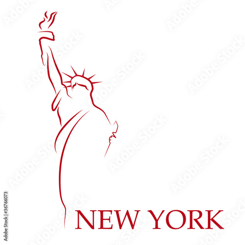 Drawing Logo New York # Vector
