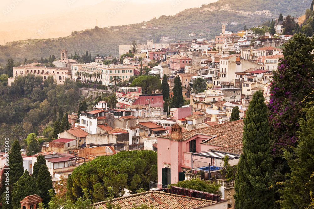 Vue de Taormina - Sicile, Italie