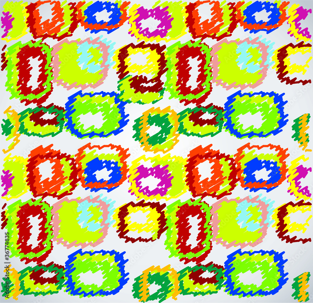 Obraz premium Vector abstract doodle background