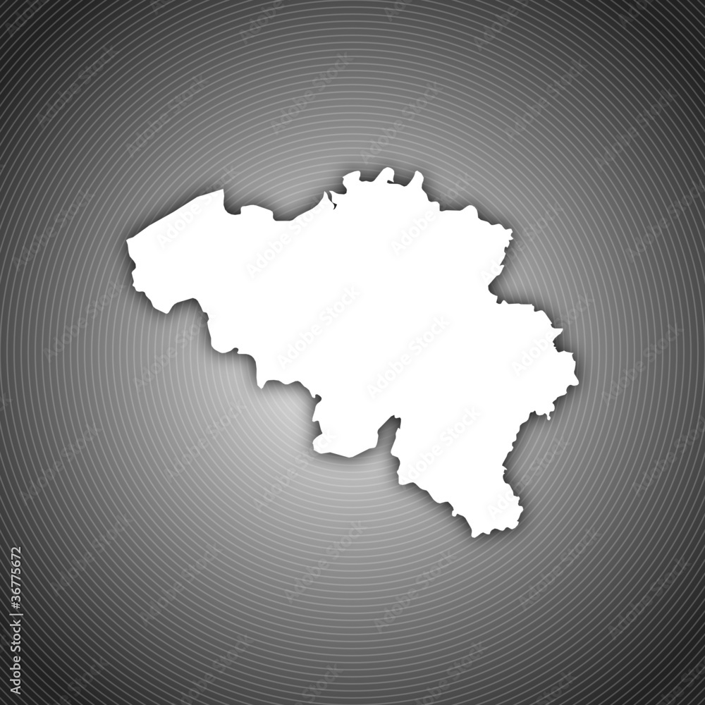 Fototapeta premium Map of Belgium