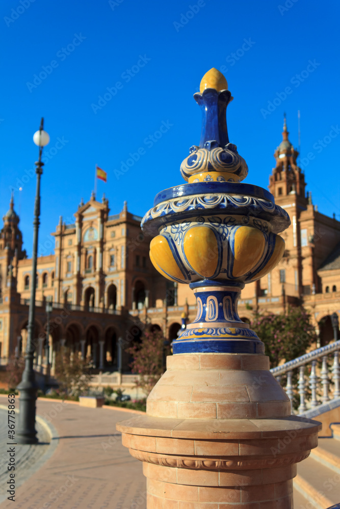 Seville (Plaza de España) - Detail