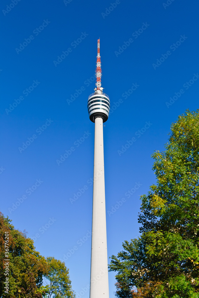 Naklejka premium Fernsehturm Stuttgart