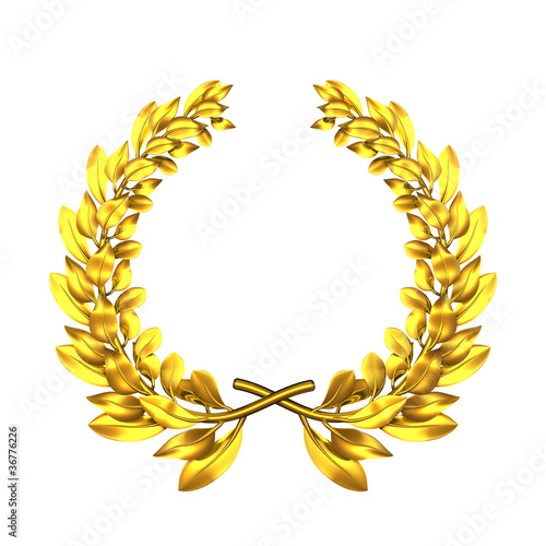 laurel wreath golden