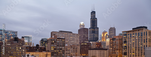 Obraz na płótnie City of Chicago. w salonie